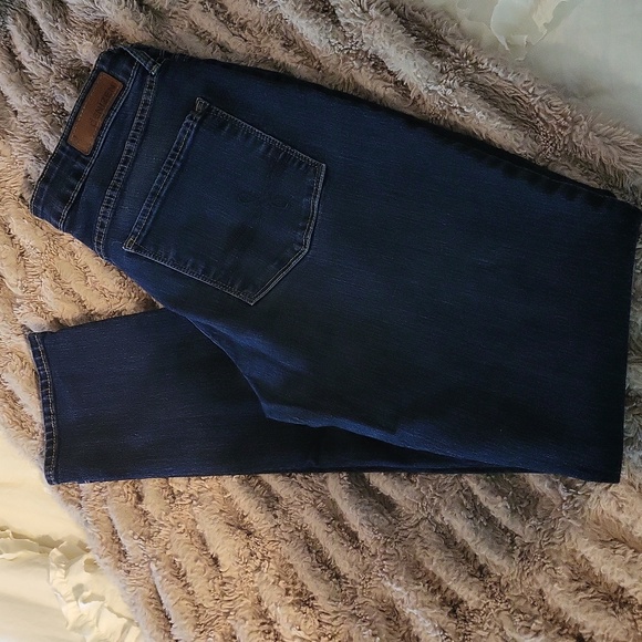 VINTAGE Denizen From LEVI'S Modern Skinny Dark Blue Wash Jeans👖 - Picture 2 of 6